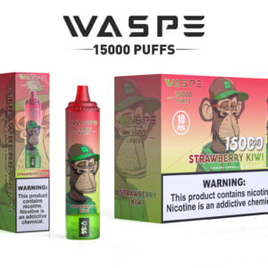 WASPE 15000 PUFFS 0% 2% 3% 5% Nikotin engångsvape grossist - ClueVape - 24