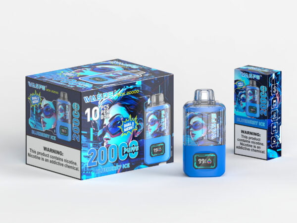 WASPE 20000 PUFFS Коробка с двойной сеткой 0% 2% 3% 5% Никотиновая одноразовая вейп оптом - ClueVape - 7