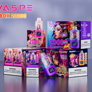 WASPE 20000 PUFFS Коробка с двойной сеткой 0% 2% 3% 5% Никотиновая одноразовая электронная сигарета оптом - ClueVape - 17
