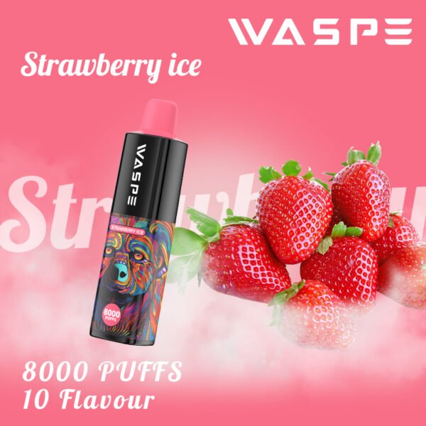 WASPE 8000 PUFFS 0% 2% 3% 5% Никотиновый одноразовый вейп оптом - ClueVape - 2