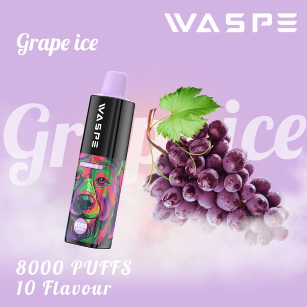 WASPE 8000 PUFFS 0% 2% 3% 5% Никотиновый одноразовый вейп оптом - ClueVape - 5