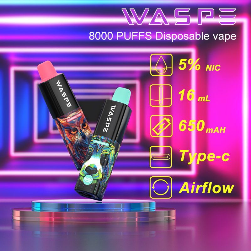 WASPE 8000 PUFFS 0% 2% 3% 5% Vape desechable de nicotina al por mayor - ClueVape - 20