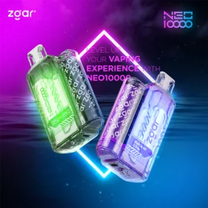 ZGAR NEO 10000 Puffs 3% Никотиновая перезаряжаемая одноразовая вейп оптом