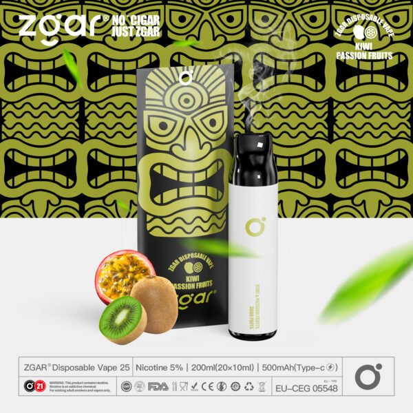ZGAR ZG25 3000 Puffs 5% Nikotin wiederaufladbare Einweg-Pod Großhandel - ClueVape - 11