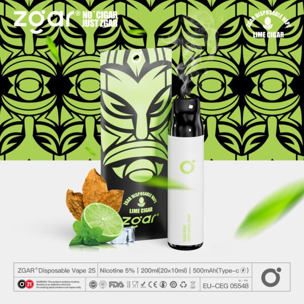 ZGAR ZG25 3000 Puffs 5% Nikotin wiederaufladbare Einweg-Pod Großhandel - ClueVape - 9