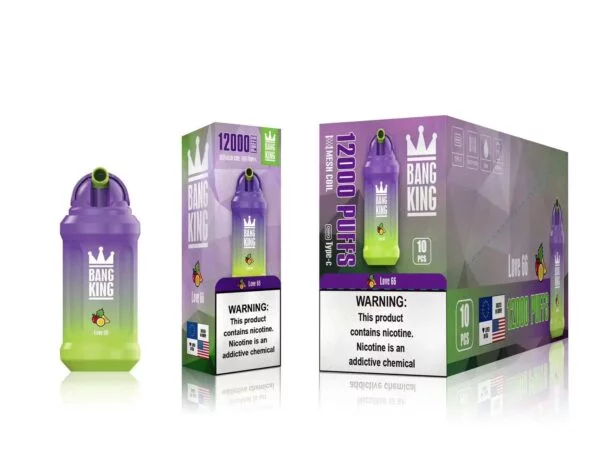 Bang King 12000 Puffs 0% 2% 3% 5% Nikotin újratölthető eldobható Vape nagykereskedés - ClueVape - 12