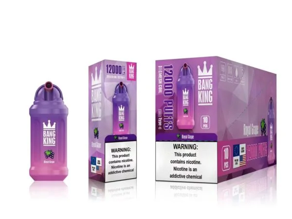 Bang King 12000 Puffs 0% 2% 3% 5% Nikotin újratölthető eldobható Vape nagykereskedés - ClueVape - 11