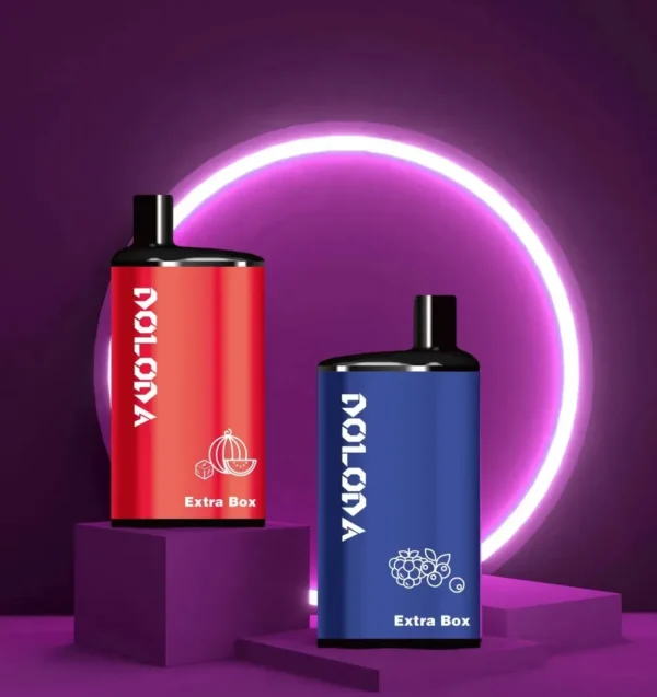 DOLODA Extra Box 6000 Puffar 2% 5% Nikotin Uppladdningsbar engångsvape grossist - ClueVape - 1