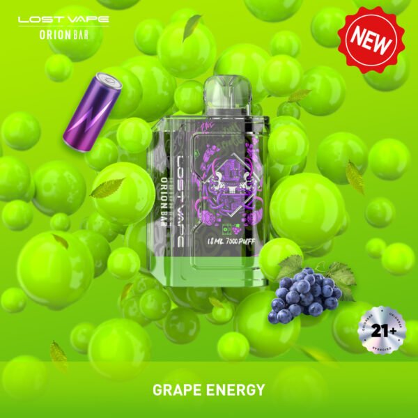 Lost Vape Orion Bar 7500 Puffs 5% Никотиновый перезаряжаемый одноразовый вейп оптом - ClueVape - 14