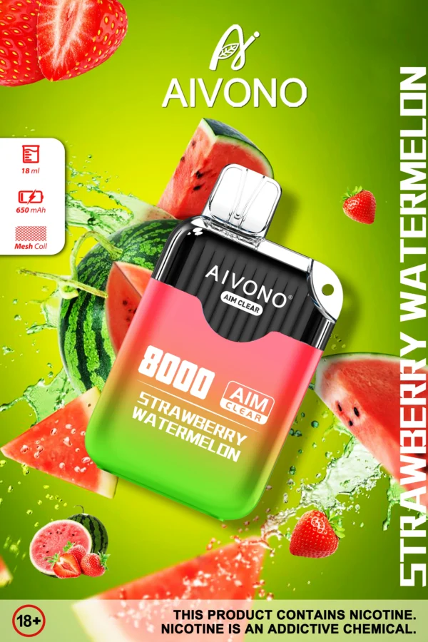 AIVONO AIM CLEAR 8000 Rookwolken 0% 2% 5% Oplaadbare wegwerpvapes-pen met laag nicotinegehalte Bulk kopen groothandel - ClueVape - 3