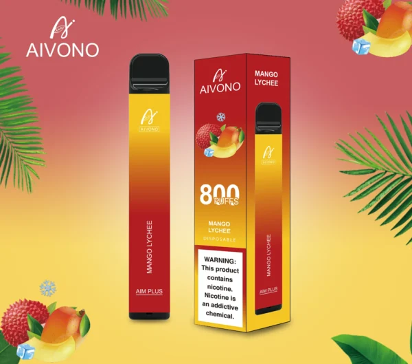 AIVONO AIM PLUS 800 Puffs 0% 2% 5% Перезаряжаемые одноразовые вейпы-ручки с низким содержанием никотина, оптовая покупка оптом - ClueVape - 8