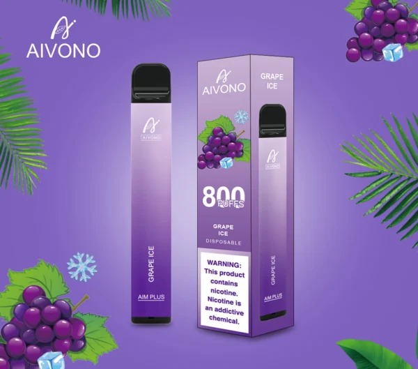 AIVONO AIM PLUS 800 Puffs 0% 2% 5% Перезаряжаемые одноразовые ручки для электронных сигарет с низким содержанием никотина, оптовая покупка оптом - ClueVape - 6
