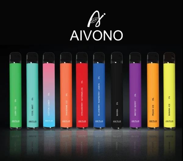 AIVONO AIM PLUS 800 Puffs 0% 2% 5% Перезаряжаемые одноразовые ручки для электронных сигарет с низким содержанием никотина, оптовая покупка оптом - ClueVape - 1