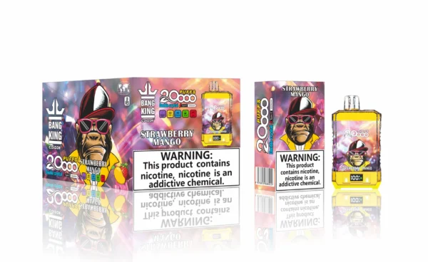 Bang King Double Crystal 20000 sbuffi 0% 2% 3% 5% Penna per vaporizzatori usa e getta ricaricabile a basso contenuto di nicotina all'ingrosso Acquista all'ingrosso - ClueVape - 13