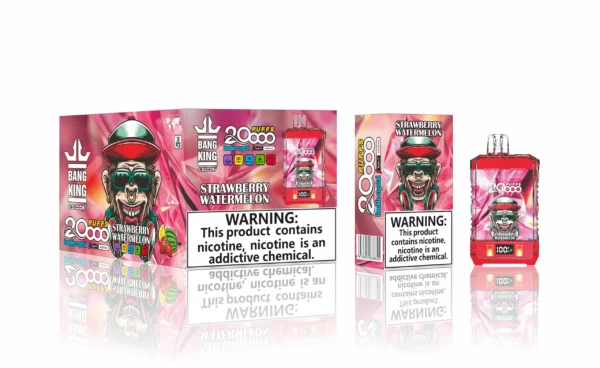Bang King Double Crystal 20000 sbuffi 0% 2% 3% 5% Penna per vaporizzatori usa e getta ricaricabile a basso contenuto di nicotina all'ingrosso Acquista all'ingrosso - ClueVape - 8