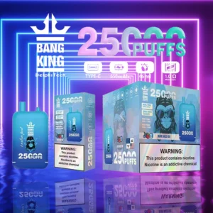 Bang King 25000 Puffs Dual Pods 0% 2% 3% 5% Alacsony nikotintartalmú újratölthető eldobható Vapes Pen tömeges vásárlás Nagyker - ClueVape - 12