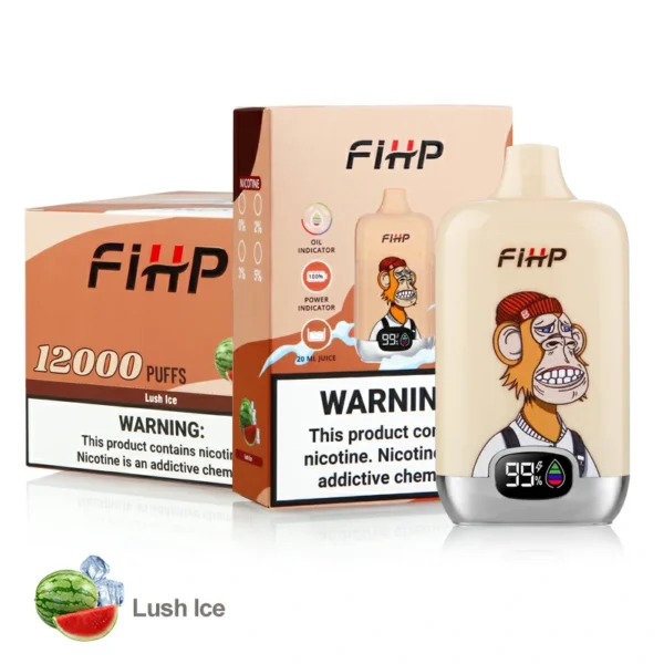 FIHP 12000 Puffs 2% 5% Genopladelige engangsvapespen med lavt nikotinindhold. Køb Engros - ClueVape - 2