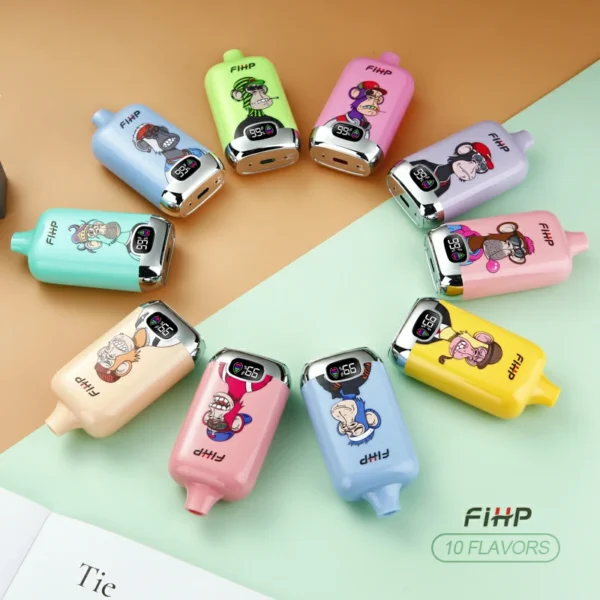 FIHP 12000 Puffs 2% 5% Genopladelig engangsvapes med lav nikotinindhold Pen Bulk Køb Engros - ClueVape - 1