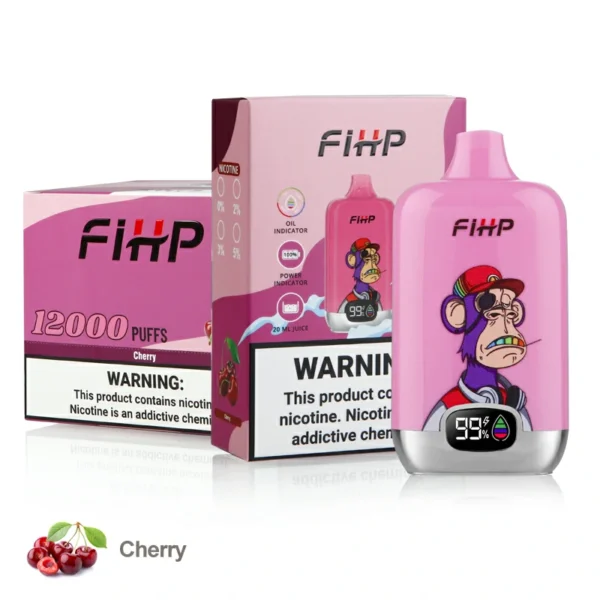 FIHP 12000 Puffs 2% 5% Genopladelige engangsvapespen med lav nikotinindhold Bulk Køb Engros - ClueVape - 6
