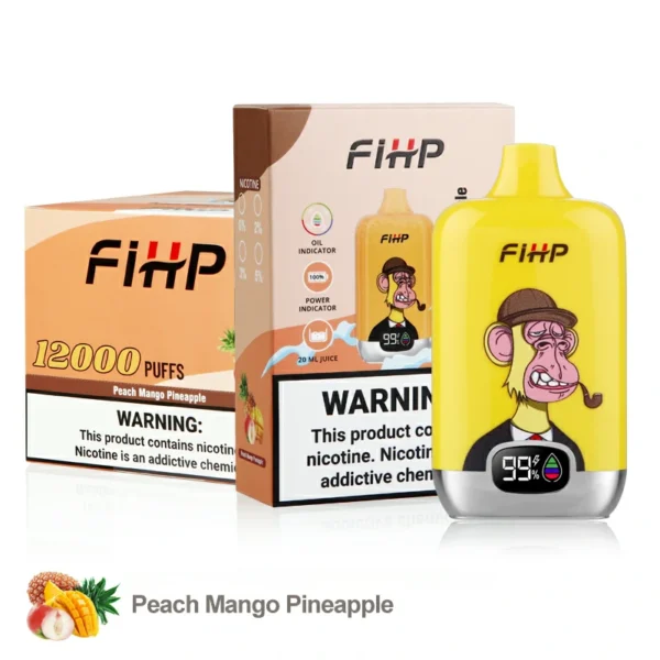 FIHP 12000 Puffs 2% 5% Genopladelig engangsvapes med lav nikotinindhold Pen Bulk Køb Engros - ClueVape - 7