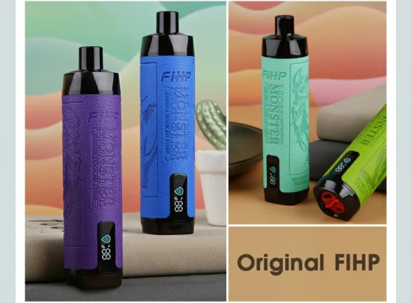 FIHP Shisha Hookah 12000 Puffs Monster Low Nikotin Genopladelig Vapes Pen Bulk Køb Engros - ClueVape - 13