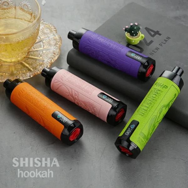 FIHP Shisha Hookah 12000 Puffs Monster Low Nicotine Genopladelig Vapes Pen Bulk Køb Engros - ClueVape - 1