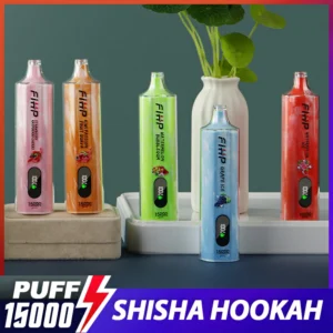 Narghilea FIHP Shisha 15000 pufuri cu nicotină scăzută, stilou de unică folosință, reîncărcabil, în vrac Cumpărați cu ridicata