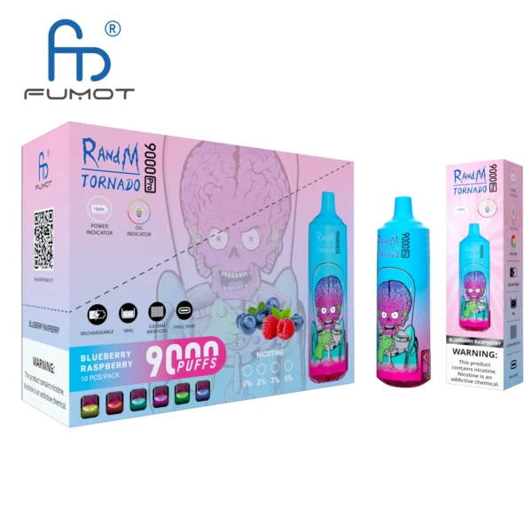 RandM Tornado 9000 PRO Puffs 0% 2% 3% 5% Nikotinarm, Großpackungen, wiederaufladbare Einweg-Vapes im Großhandel kaufen – ClueVape – 9