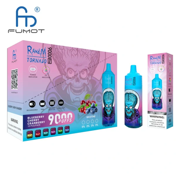 RandM Tornado 9000 PRO Puffs 0% 2% 3% 5% Nikotinarm, Großpackung, wiederaufladbarer Einweg-Vaporizer im Großhandel kaufen – ClueVape – 7