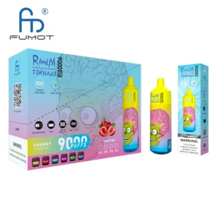 RandM Tornado 9000 PRO Puffs 0% 2% 3% 5% с низким содержанием никотина. Купить перезаряжаемую одноразовую вейп-пароварку оптом — ClueVape — 20