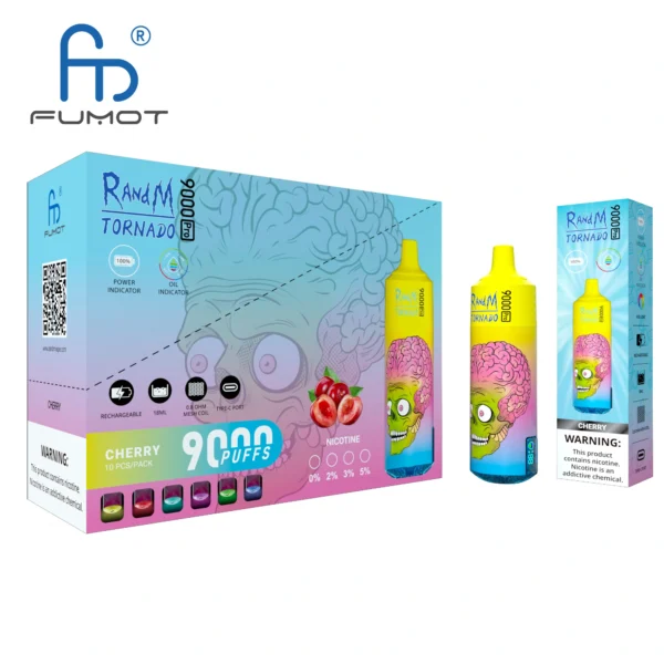 RandM Tornado 9000 PRO Puffs 0% 2% 3% 5% Nikotinarm, Großpackung, wiederaufladbare Einweg-Vapes im Großhandel kaufen – ClueVape – 10