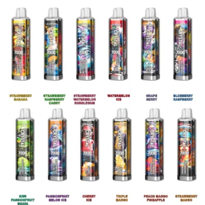 Vapme Crystal 7000 Puffs 2% 5% Nikotinuppladdningsbara engångsvapes Bulkköp Partihandel - ClueVape - 19