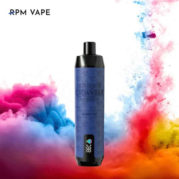 Vapme Crown Bar 18000 PRO MAX 2% 5% Nikotin 18000 puff Újratölthető Eldobható Vapes Tömeges vásárlás Nagyker - ClueVape - 13