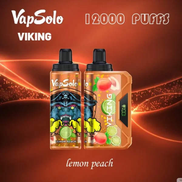 VapSolo Viking 12000 Rookwolken 2% 5% Oplaadbare wegwerp-vapes-pen met laag nicotinegehalte Bulk kopen groothandel - ClueVape - 7