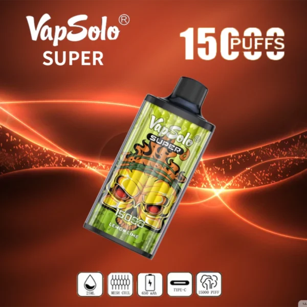 Vapsolo Super 15000 Puffs 2% 5% Basso contenuto di nicotina alla rinfusa Acquista penna per vaporizzatori usa e getta ricaricabile all'ingrosso - ClueVape - 4