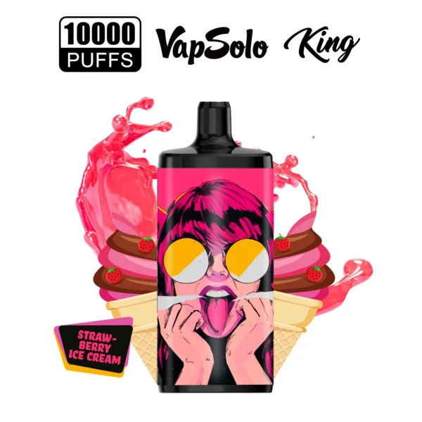 Vapsolo King 10000 Puffs 2% 5% Alacsony nikotintartalmú Újratölthető Eldobható Vapes Pen Tömeges Vásárlás Nagyker - ClueVape - 14
