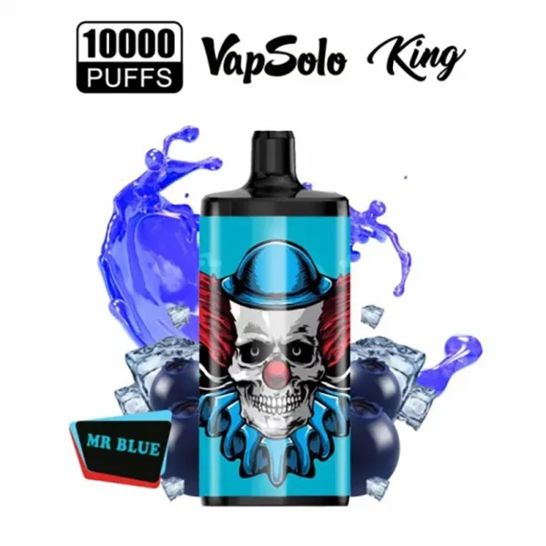 Vapsolo King 10000 Puffs 2% 5% Alacsony nikotintartalmú, újratölthető, eldobható Vapes Pen tömeges vásárlás Nagyker - ClueVape - 3