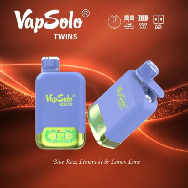 VapSolo Twins 20000 Puffs 2% 5% Alacsony nikotintartalmú, újratölthető, eldobható Vapes Pen tömeges vásárlás Nagykereskedelmi - ClueVape - 13