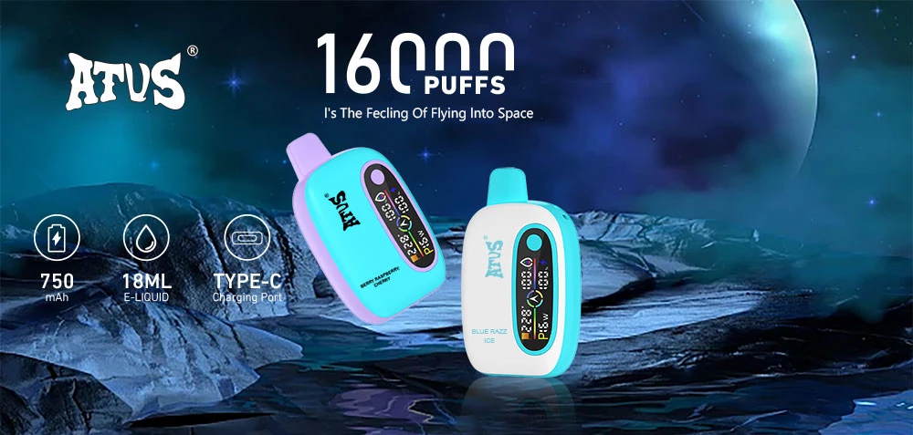 Atvs 16000 Puffs 2% 5% Penna per vapori usa e getta ricaricabile a basso contenuto di nicotina all'ingrosso Acquista all'ingrosso