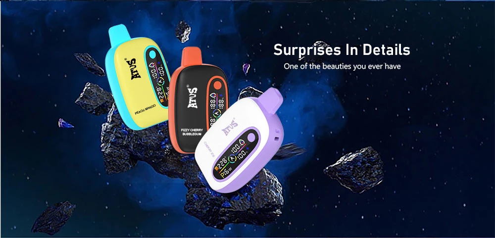 Atvs 16000 Puffs 2% 5% Penna per vapori usa e getta ricaricabile a basso contenuto di nicotina all'ingrosso Acquista all'ingrosso