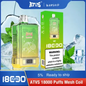 Atvs Warship 18000 Puffs 5% Low Nicotina Rechargeable Vapes Pen vrac Cumpărați cu ridicata - ClueVape - 15