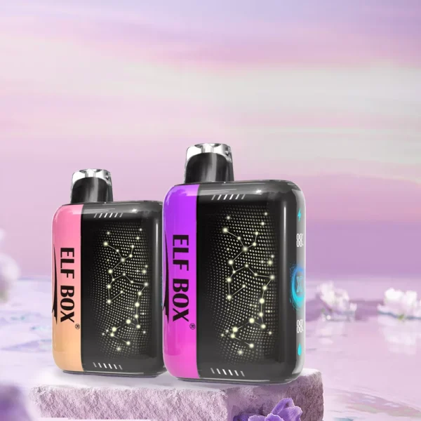 Elf Box Pulse X 25000 Puffs Dual Mesh 0% 2% 3% 5% Low Nicotine 3D Curved LED Screen Rechargeable Disposable Vapes Pen Bulk Buy Wholesale - ClueVape - 1