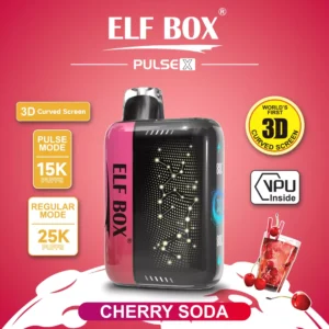 Elf Box Pulse X 25000 Puffs Dual Mesh 0% 2% 3% 5% Low Nicotine 3D Curved LED Screen Rechargeable Disposable Vapes Pen Bulk Buy Wholesale - ClueVape - 14