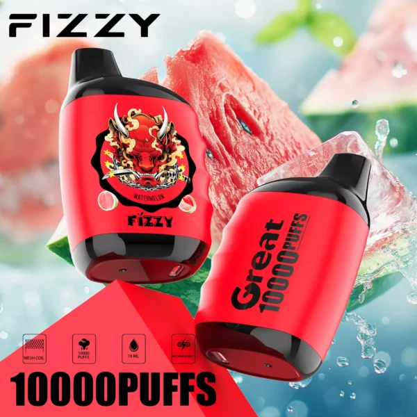 Fizzy Great 10000 Puffar 2% 5% Låg nikotinhalt, uppladdningsbara engångsvapes Penna Bulk Köp Partihandel - ClueVape - 2