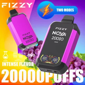 Fizzy Nova 20000 Puffs Dual Mesh 2% 5% Low Nicotine Rechargeable Disposable Vapes Pen Bulk Buy Wholesale - ClueVape - 8