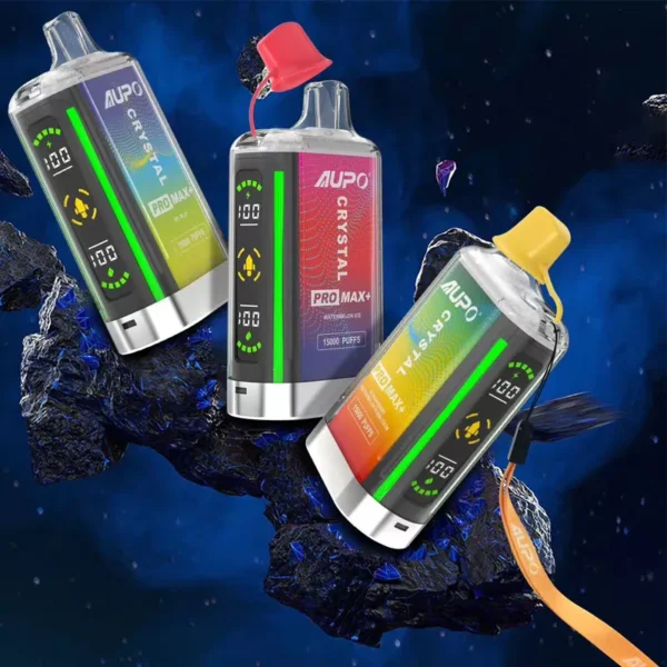 AUPO 15000 Puffs PRO MAX Crystal Dual Mesh 2% Low Nicotine Rechargeable Disposable Vapes Pen Bulk Buy Wholesale - ClueVape - 1