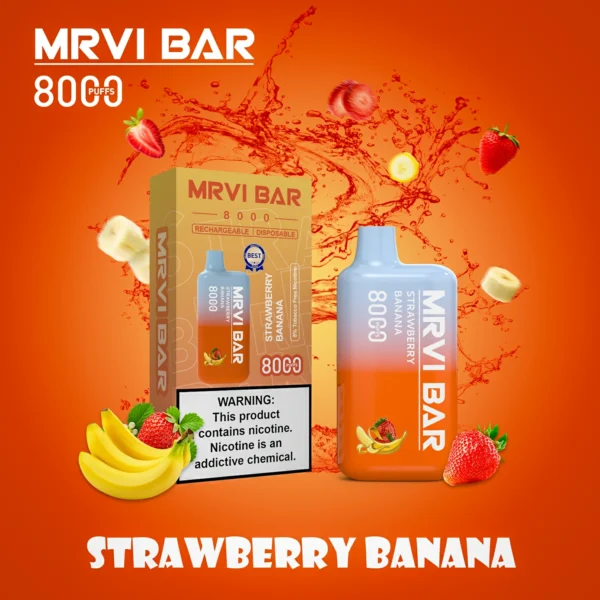 MRVI Bar Mr8000 Puffs 2% 3% 5% Stylo vape jetable rechargeable à faible teneur en nicotine en vrac Acheter en gros - ClueVape - 8