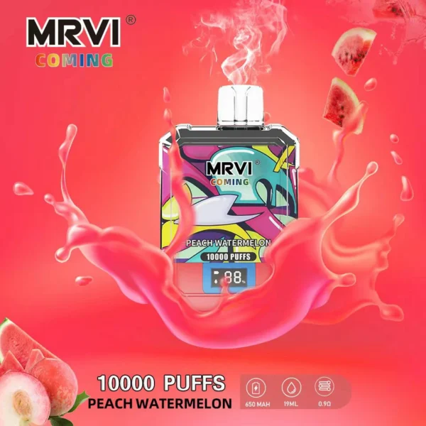Ecran digital MRVI Coming 10000 Puffs 2% 3% 5% Stilo vape reîncărcabil de unică folosință cu conținut scăzut de nicotină Cumpărați cu ridicata - ClueVape - 2