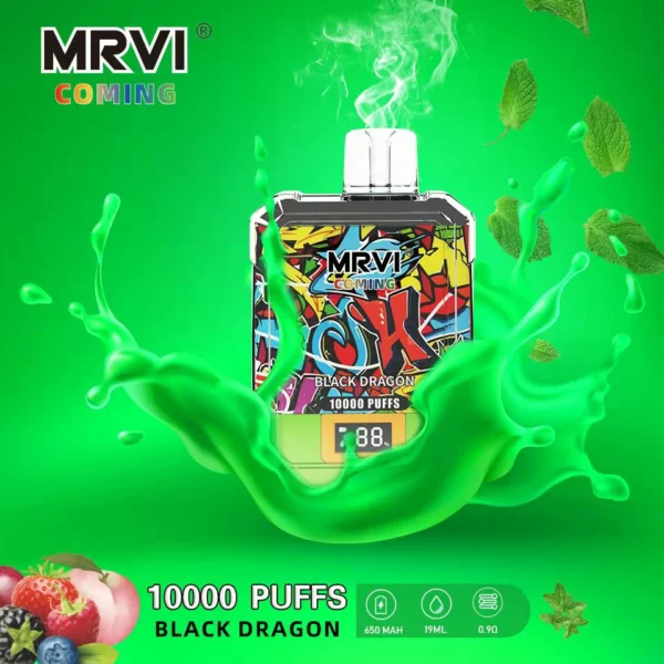Ecran digital MRVI Coming 10000 Puffs 2% 3% 5% Stilo vape reîncărcabil de unică folosință cu conținut scăzut de nicotină Cumpărați cu ridicata - ClueVape - 3