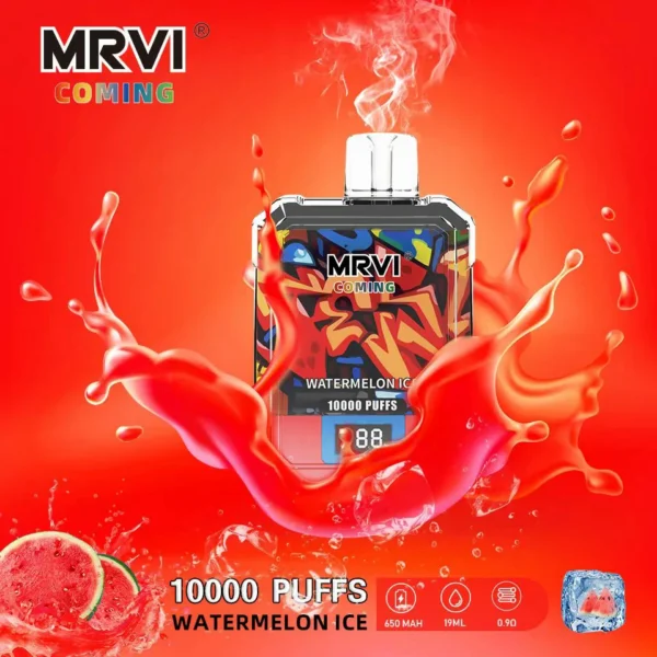 Ecran digital MRVI Coming 10000 Puffs 2% 3% 5% Stilo vape reîncărcabil de unică folosință cu conținut scăzut de nicotină Cumpărare în vrac - ClueVape - 6